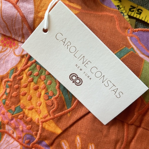 Caroline Constas Floral Halter Dress Size S - Picture 7 of 16